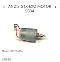 Andis GTX-EXO motor 9934