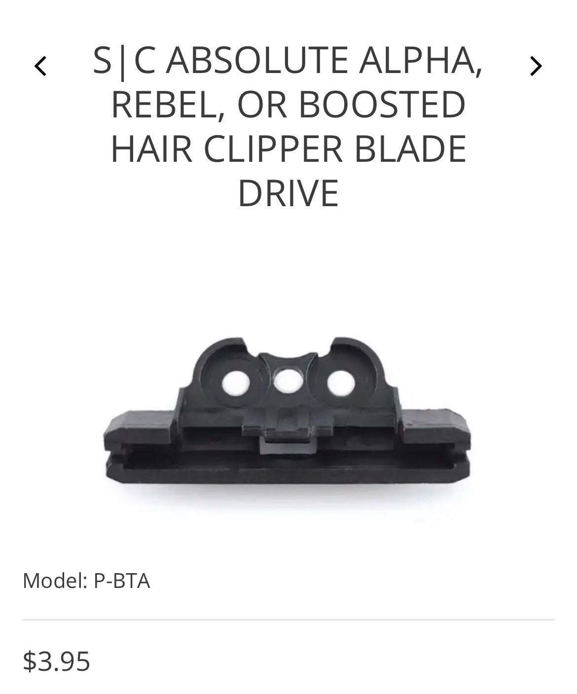 StyleCraft absolute alpha , Rebel, or Boosted Hair Clipper Blade Drive￼
