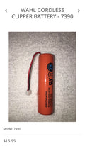 Wahl cordless clipper battery 7390