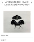 Andis Gtx-EXO blade drive and spring 9494