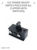 StyleCraft power on/off switch (for all clippers with switches)
