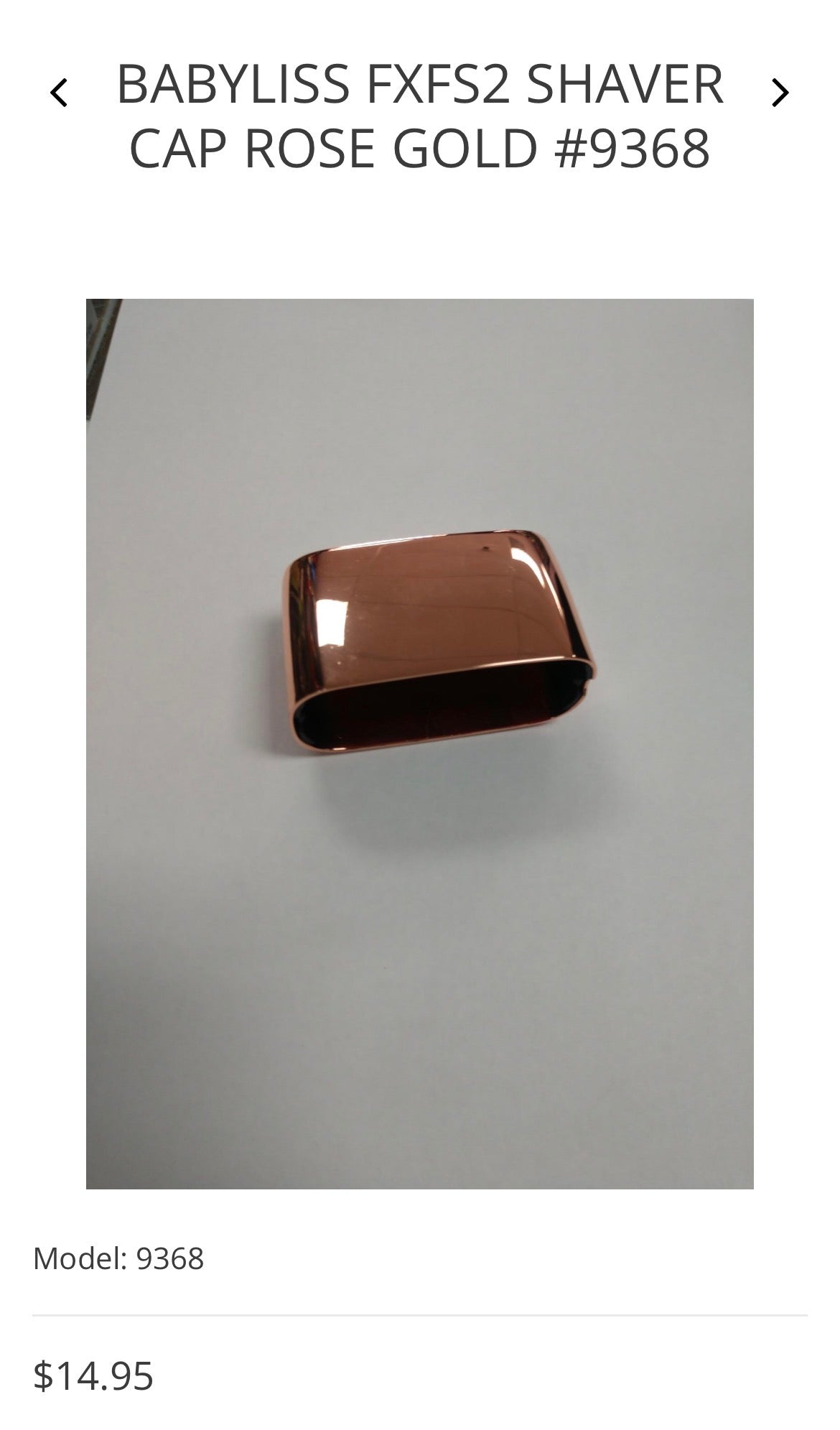 BaBylissPRO shaver cover (gold)